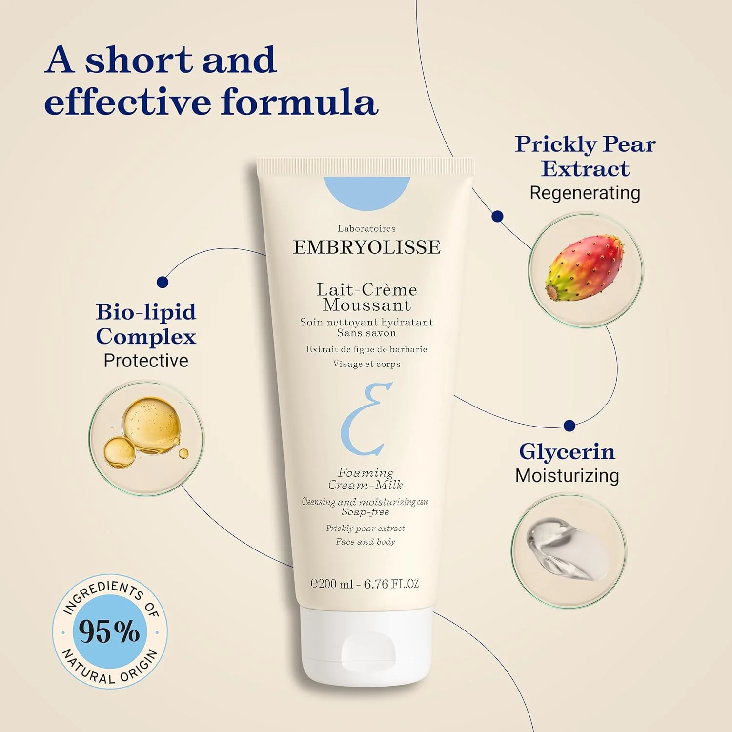 Foaming Cream Milk - Face and Body Cleanser - Image 3